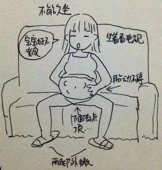 孕晚期孕妈们的真实写照4