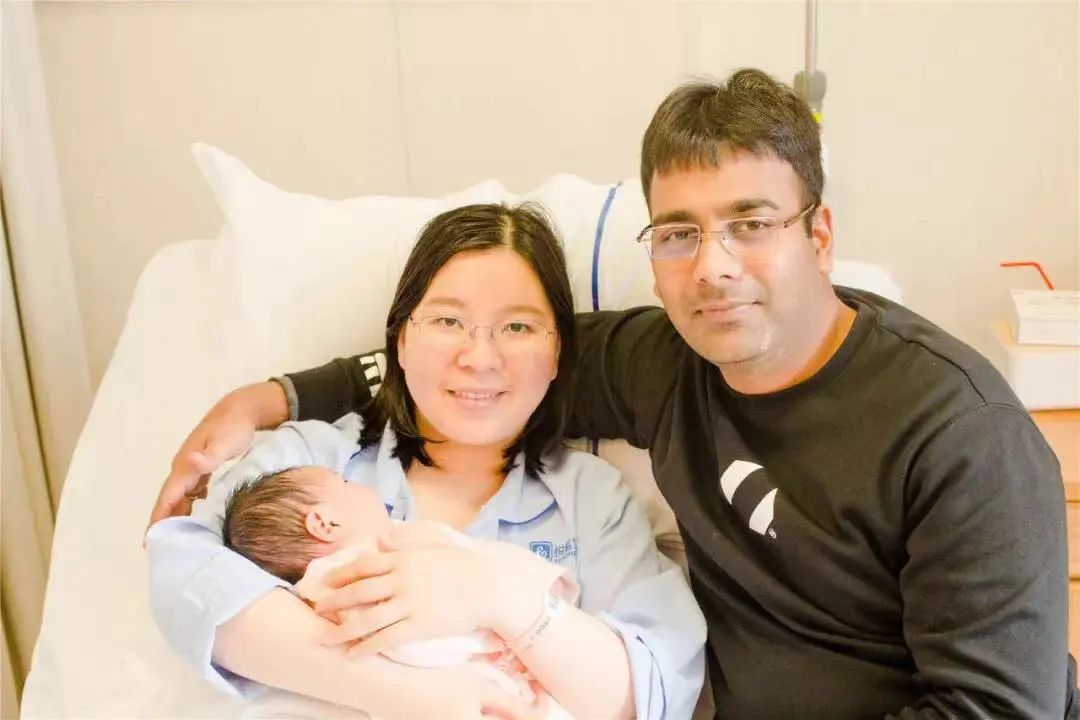 2019年1月18日  4365g的中印混血宝宝顺产出生